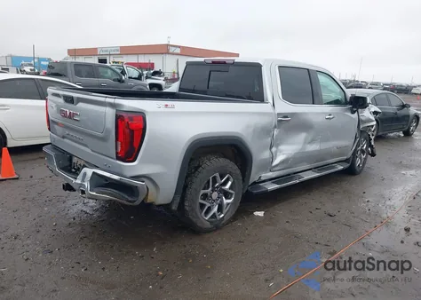 2022 GMC Sierra 1500 4Wd Short Box Slt из США, поврежденный, VIN 1GTUUDED5NZ557384